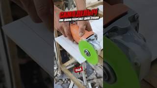 Выбрасывайте старые диски от болгарки!
