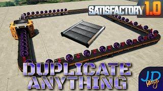 DUPLICATE Anything with JUST BELTS  Satisfactory ️ Tutorial, Walkthrough