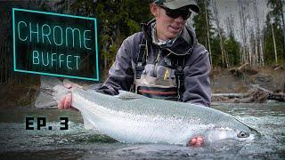 CHROME Buffet - GIANT Steelhead Olympic Peninsula Fishing