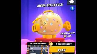 Mega pig is Full #brawlstars #shorts #youtubeshorts #games #viralshorts