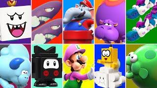 All the Super Mario Bros Wonder effect Bosses with Lego Mario and Luigi