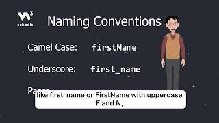 JavaScript Syntax - Part 7 - Naming Conventions - #w3schools #javascript #programming