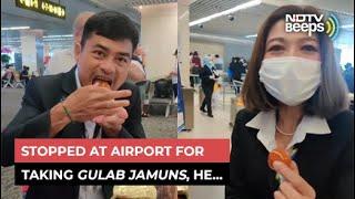 Viral: No Gulab Jamuns Allowed On Board, Man Lets Airport Staff Feast On Them