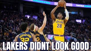 Lakers Did Not Look Good