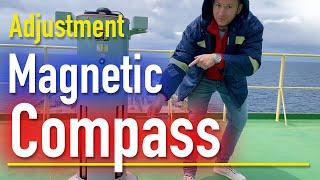 Magnetic Compass adjustment. Уничтожаем девиацию магнитного компаса на судне