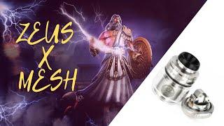 Обзор  geek vape Zeus x mesh установка сетки и укладка ваты