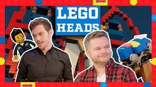 Building LEGO Theme Park Rides | LEGO Worlds vs. Bricks - LEGO Heads