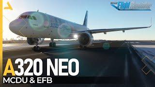 Configure the EFB and MCDU of iniBuilds Airbus A320 Neo - MSFS 2020 - A320 Neo Tutorial 7