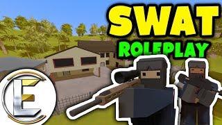 Unturned - SWAT Roleplay | Raiding a big mafia mansion of berries ( Unturned RP )