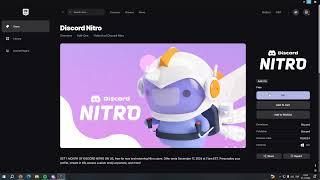 Discord Free  1 Month Nitro Discord Bedava nitro alma EPİC GAMES