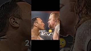 "The Rock & The Undertaker'' Then Vs Now  | Edit #shorts #wwe #theundertaker