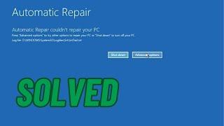 How to Fix Automatic Repair Loop in Windows 10 - Startup Repair Couldn’t Repair Your PC