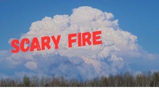 Scary fire near our Farm