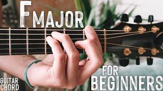 How To Play "F" Guitar Chord // Beginner Guitar Chord Series #17 #Shorts