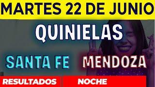 Resultados Quinielas Nocturna de Santa Fe y Mendoza, Martes 22 de Junio