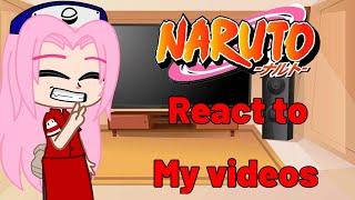 Equipo 7+Hinata Reaccionan a mis videos / Naruto/ Gacha Club/ Otaku.. UwU