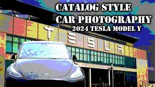 CATALOG STYLE CAR PHOTOGRAPHY ( 2024 TESLA MODEL Y )