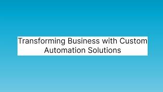 Transforming Business with Custom Automation Solutions | Flow Genius