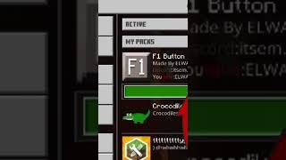 How To Get a F1 Button In MCPE (1.19) | MCPE Tutorials 1.19