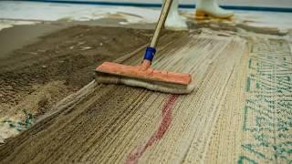 The stain on this carpet cannot be removed by any method 