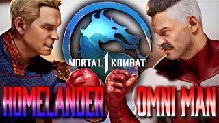 Homelander VS Omni Man - SUPER INTENSE MATCHES! (Mortal Kombat 1 Online Gameplay)