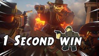 1 SECOND WIN QUICKDRAW BADLANDS II TDS - TOWER DEFENCE SIMULATOR ROBLOX