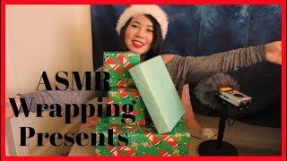 Cozy Gift Wrapping ASMR (I'm really bad) | Wishing everyone a happy holiday! 