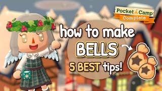 How to make BELLS in Pocket Camp Complete  (UPDATED Tips & Tricks 2024)