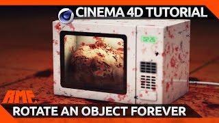 How to Rotate an Object Forever in Cinema 4D | C4D Quick Tip