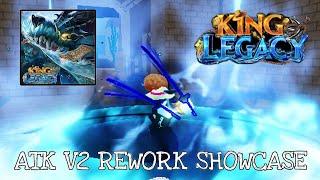 (Atk V2) Authentic Triple Katana Rework Showcase | King Legacy Update 7 | Atk V2 Rework