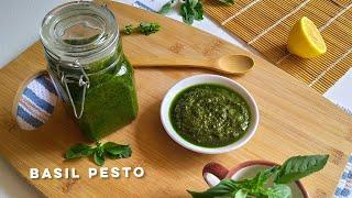 Fresh Basil Pesto Recipe | How to make Pesto Sauce at home | Easy Pesto Recipe