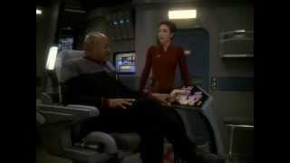 Star Trek DS9 - "One Little Ship" - Kira having fun