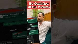 When He Said “Ho Gaya Bhaiya” Goosebumps Aa Gya The Moment When You Qualify IAS Prelims Stage