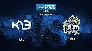 K23 vs Spirit | Highlights | IEM Winter: European Qualifier