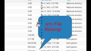 .env file hidden at cpanel.How to find .env file. .env file missing problem solve. .env issues fixed