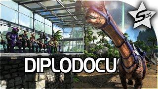 ARK: Survival Evolved DIPLODOCUS GAMEPLAY & TAMING! (BEST TRANSPORT DINO!)