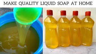 How To Make Quality Multipurpose Liquid Soap At Home | 20 Litres With Just 5,500 Naira