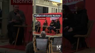 Podiumsdiskussion der Linken mit Carola Rackete | LZ TV Nachrichten