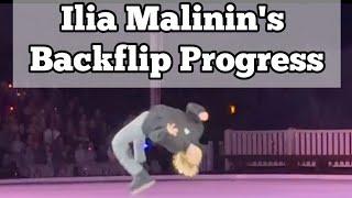 Ilia Malinin's Backflip progress