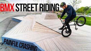 BMX STREET RIDING IN STOCKHOLM CITY! *Most painful day in 2020*