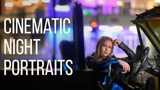 Creating Cinematic Night Portraits | Lighting Guide