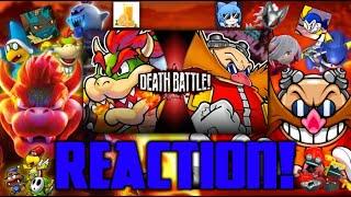 Bowser vs Eggman Death Battle REACTION!