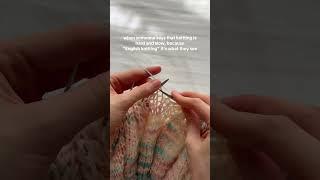 English knitting or Continental knitting? 