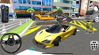 New JCB & Yellow Porche For Parking - 3d Driving Class android game || Car Game #gameplay #cargame