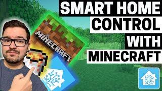 Smart Home Control with MINECRAFT (Home Assistant + Mine Assistant)