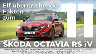 ŠKODA OCTAVIA RS iV:  Sind Hybrid-Autos wirklich sportlich?  11 unglaubliche Fakten!