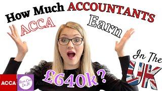 How Much ACCA Accountants Earn /HOW MUCH I MAKE AS FC /Salary Potential Of A Qualified Accountant UK