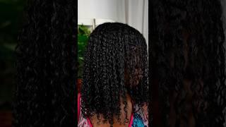 Wash and go on my natural hair using eco styler gel #washandgo #washandgoroutine #naturalhair