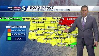 February 18,2025: Snow ends but ice remains