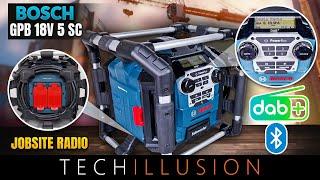 THE PERFECT Cordless JOBSITE-RADIO GPB 18V-5 SC by BOSCH!  - Bosch GPB 18V 5SC DAB+ Bluetooth